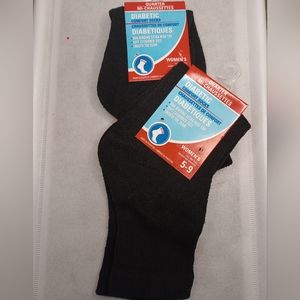 NWT Diabetic Women Quarter Socks black- 5-9